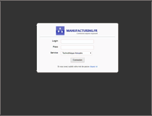 Tablet Screenshot of exposants.manufacturing.fr